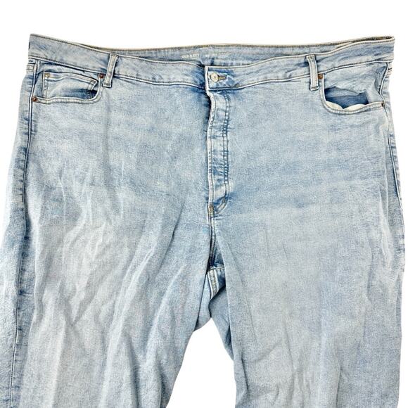 Old Navy OG Straight High Rise Jeans light wash women’s plus size 30 - Picture 5 of 12